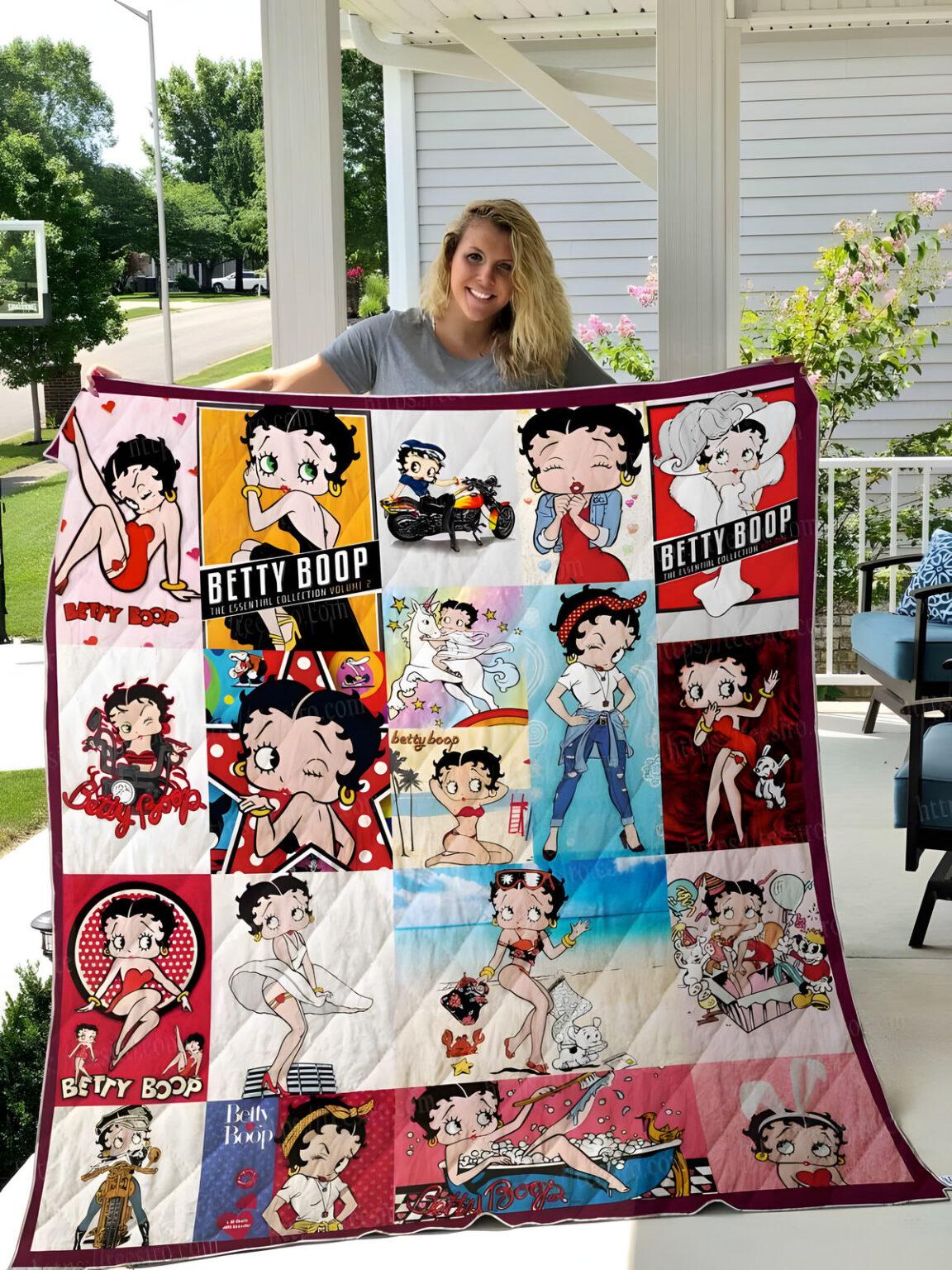 Betty Boop LOVER1 Blanket 1 Betty Boop LOVER1 Blanket