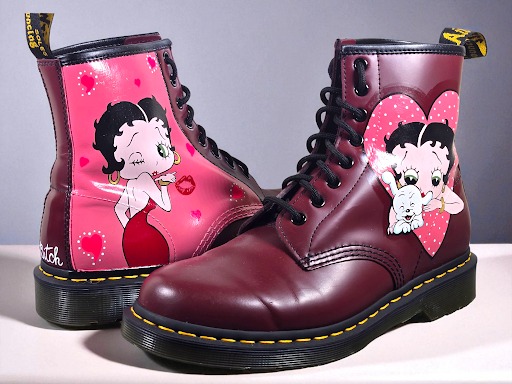 Betty Boop Leather Boots 1 Betty Boop Leather Boots
