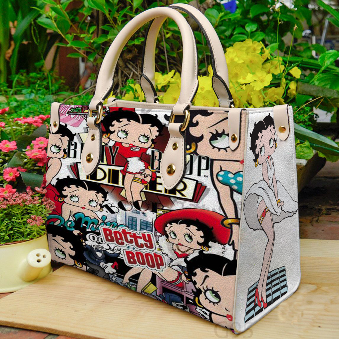 Betty Boop Leather Handbag 2 1 Betty Boop Leather Handbag 2