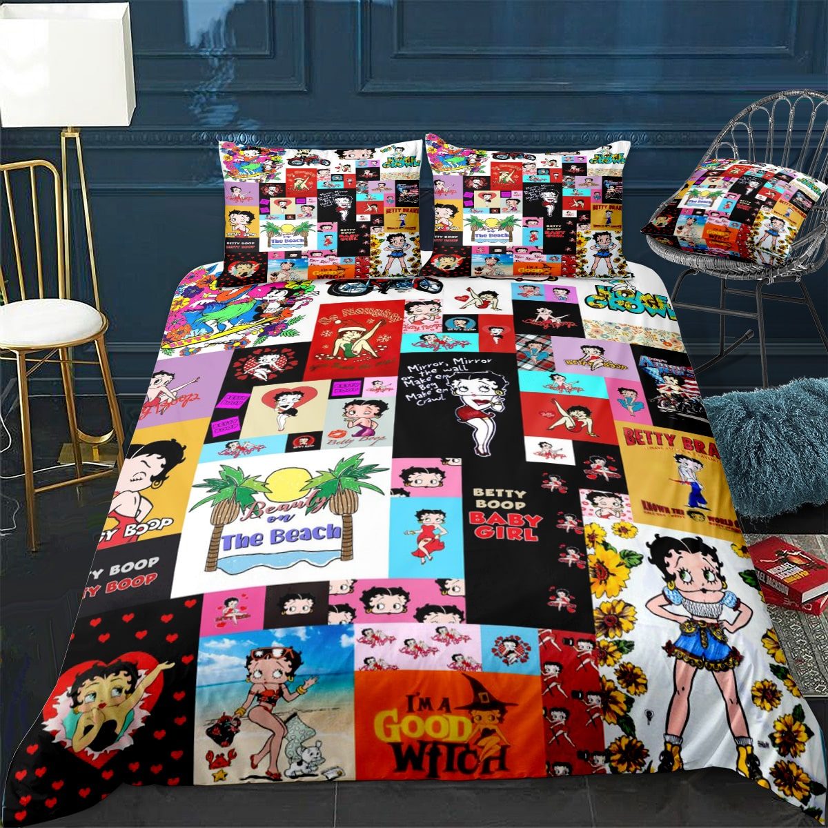 Betty Boop Love A0 Blanket Bedding Set 1 Betty Boop Love A0 Blanket Bedding Set