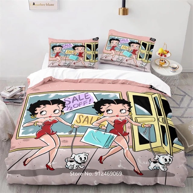 Betty Boop Lover 2 Bedding Set 1 Betty Boop Lover 2 Bedding Set