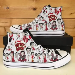 Betty Boop Lover High Top Shoes 01
