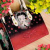 Betty Boop White 1G Leather Handbag