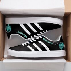 Bianchi Bikes Black Stan Smith Shoes
