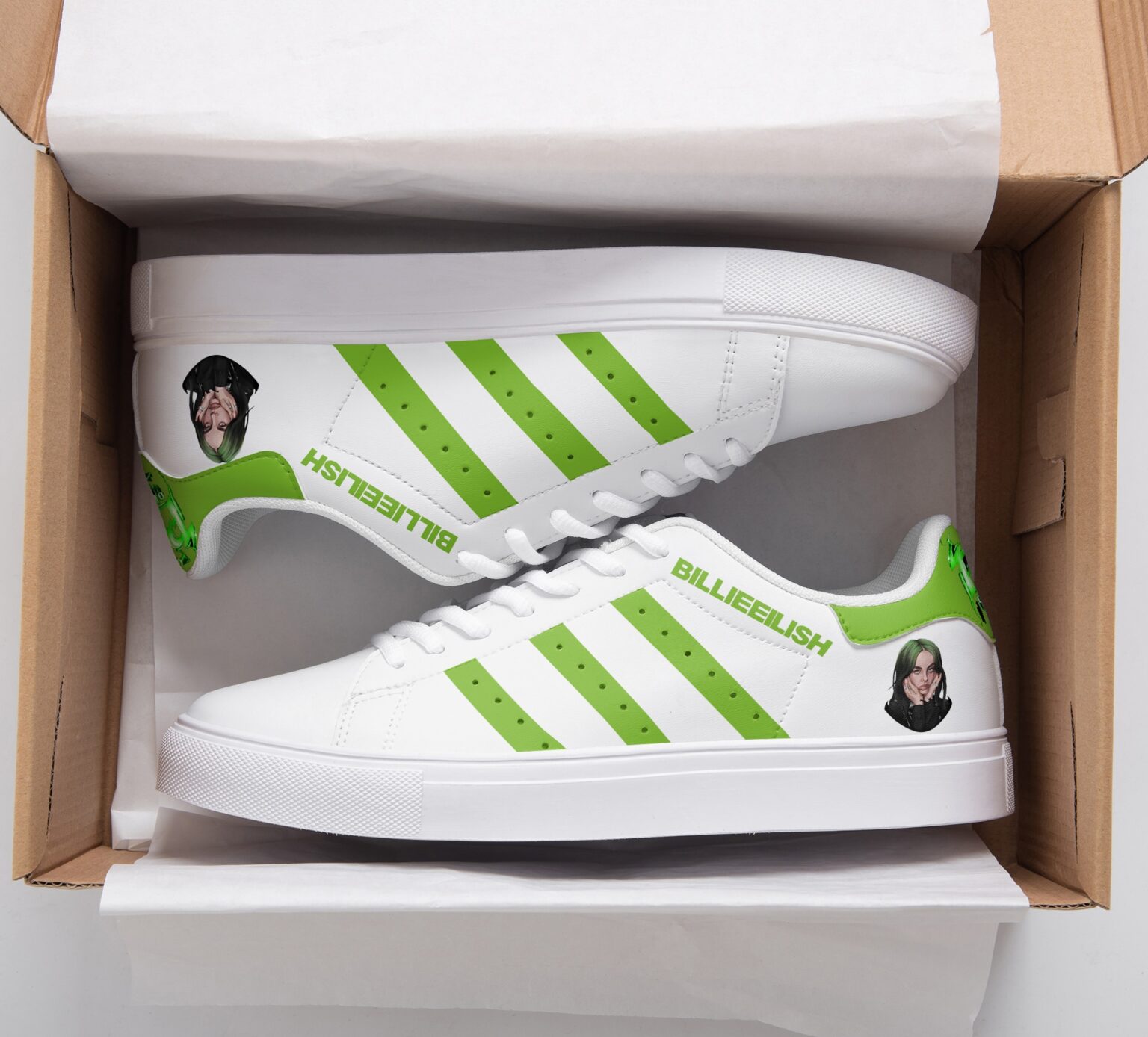 Billie Eilish Lover Stan Smith Shoes 1 Billie Eilish Lover Stan Smith Shoes