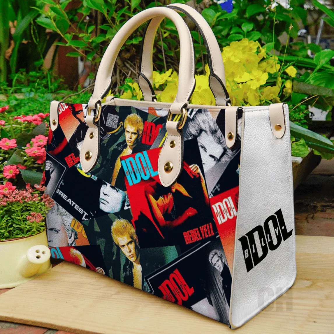 Billy Idol Leather Handbag 1 Billy Idol Leather Handbag