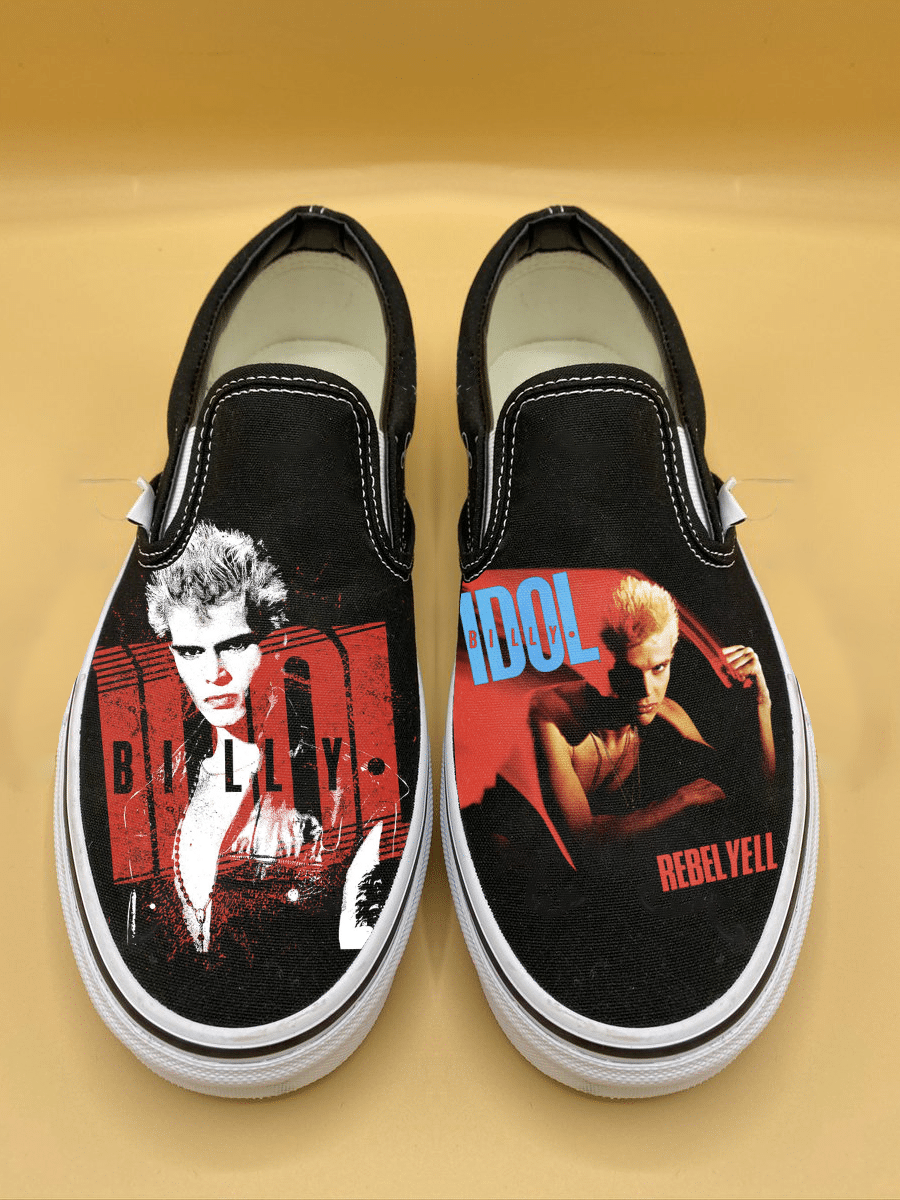Billy Idol Slip On Shoes 1 Billy Idol Slip On Shoes