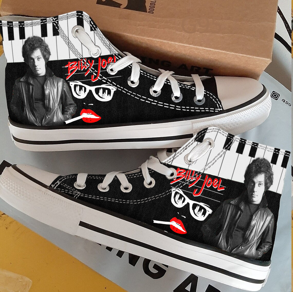 Billy Joel High Top Shoes 1 Billy Joel High Top Shoes