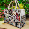 Black Clover Leather Handbag