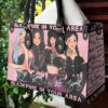 Black Pink Leather Handbag