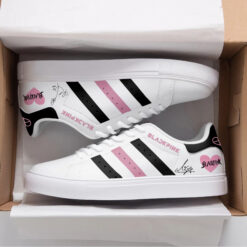 Black Pink Stan Smith Shoes
