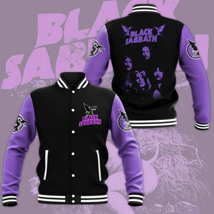 Black Sabbath Baseball Jacket 1 Black Sabbath Baseball Jacket