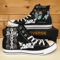 Black Sabbath High Top Shoes 01