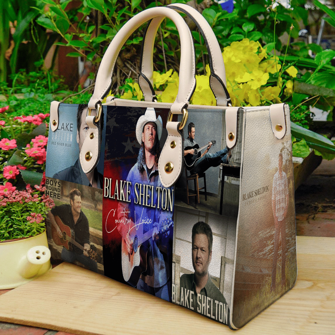 Blake Shelton Lover Leather Handbag 1 Blake Shelton Lover Leather Handbag