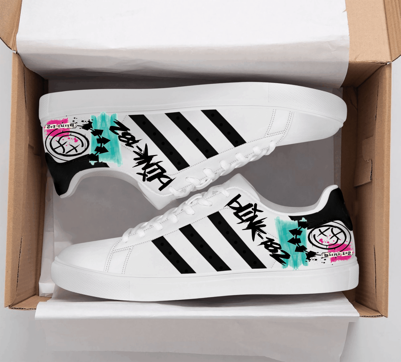 Blink-182 Stan Smith Shoes 1 Blink-182 Stan Smith Shoes