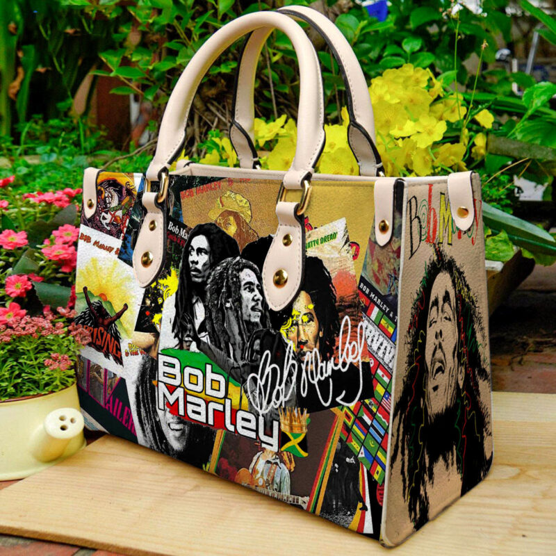 Bob Marley Lover Leather Handbag 1 Bob Marley Lover Leather Handbag