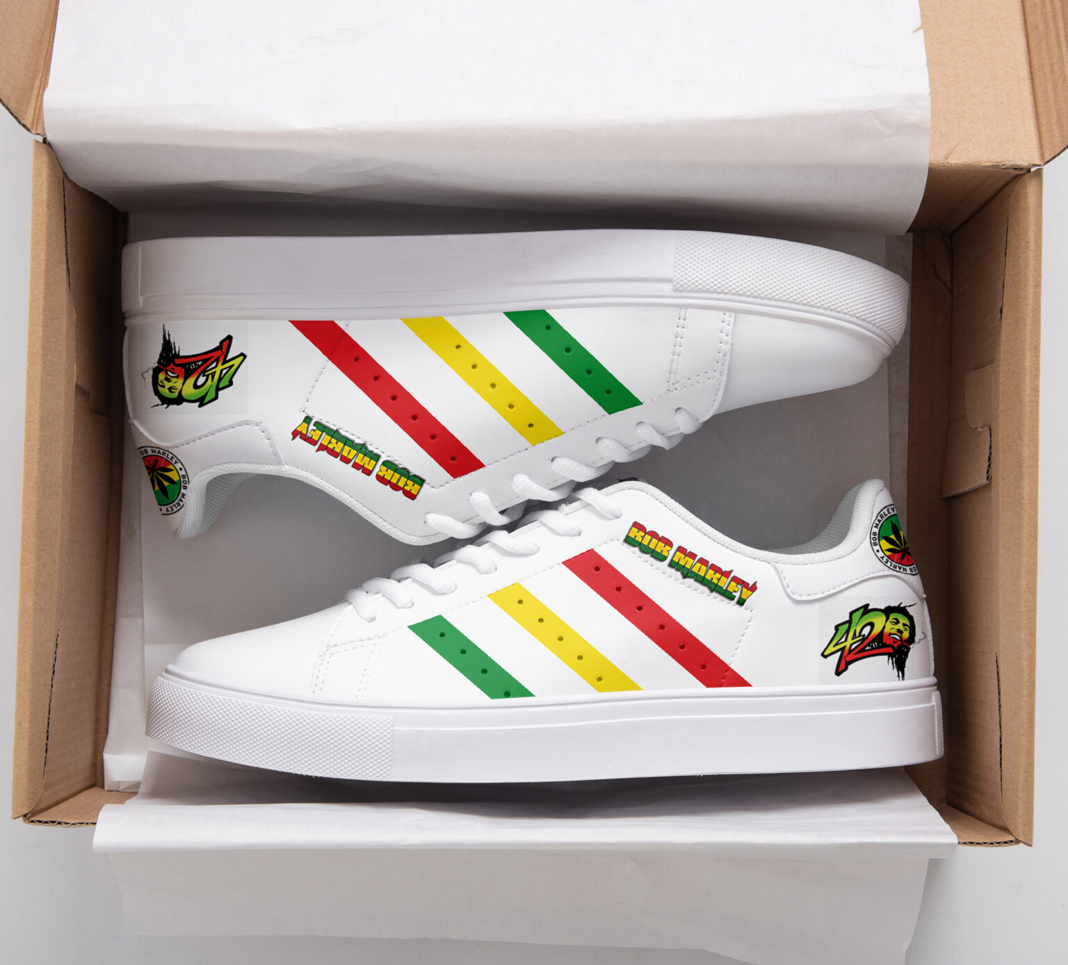 Bob Marley Stan Smith Shoes 1 Bob Marley Stan Smith Shoes