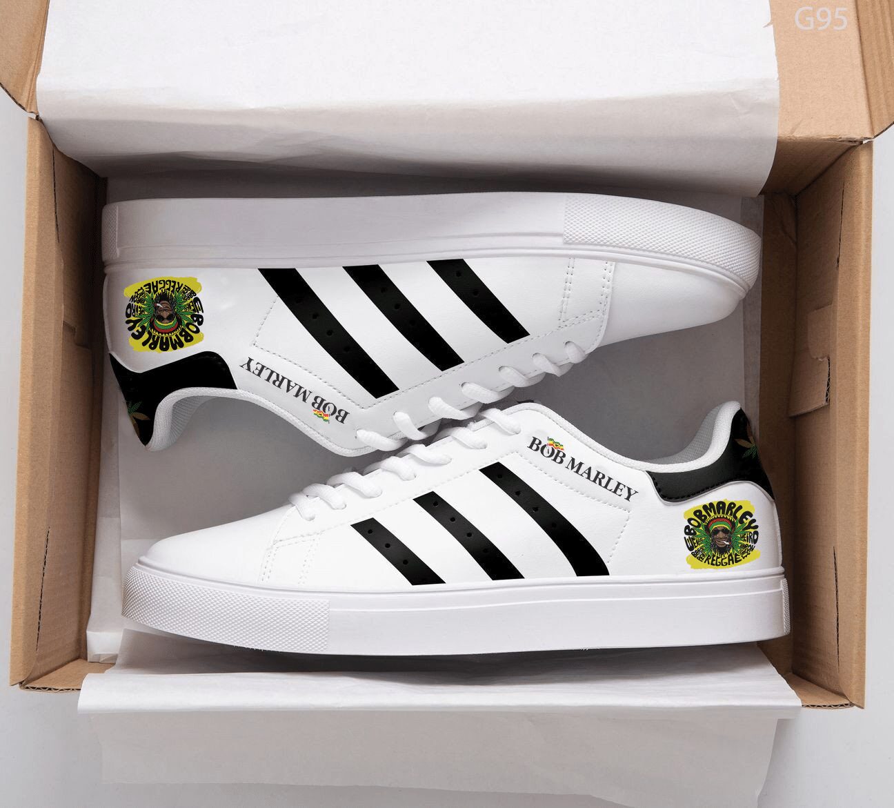 Bob Marley Stan Smith Shoes 1 Bob Marley Stan Smith Shoes