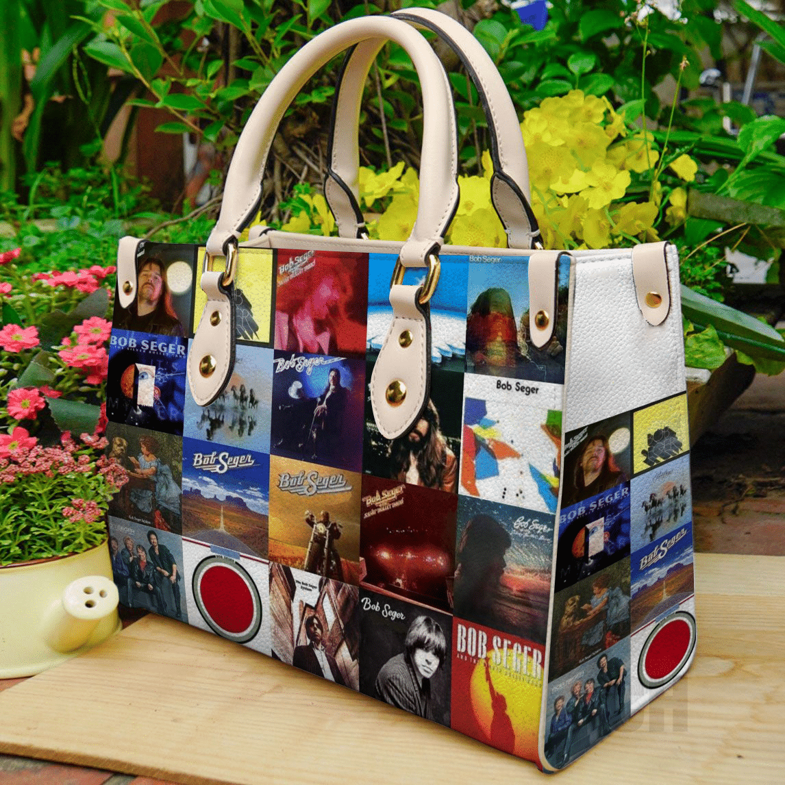 Bob Seger Lover Leather Handbag 1 Bob Seger Lover Leather Handbag