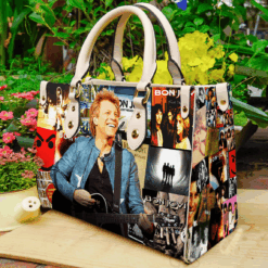 Bon Jovi 1GG Leather Handbag