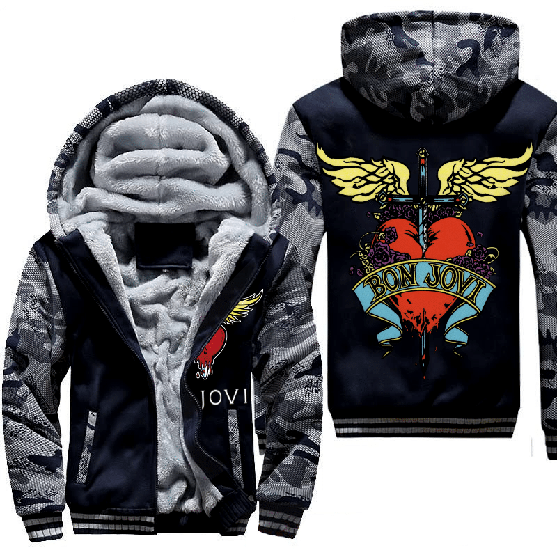 Bon Jovi Fleece Jacket 1 Bon Jovi Fleece Jacket