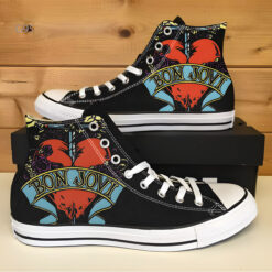 Bon Jovi High Top Shoes