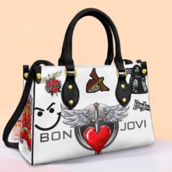 Bon Jovi I0 Leather Handbag