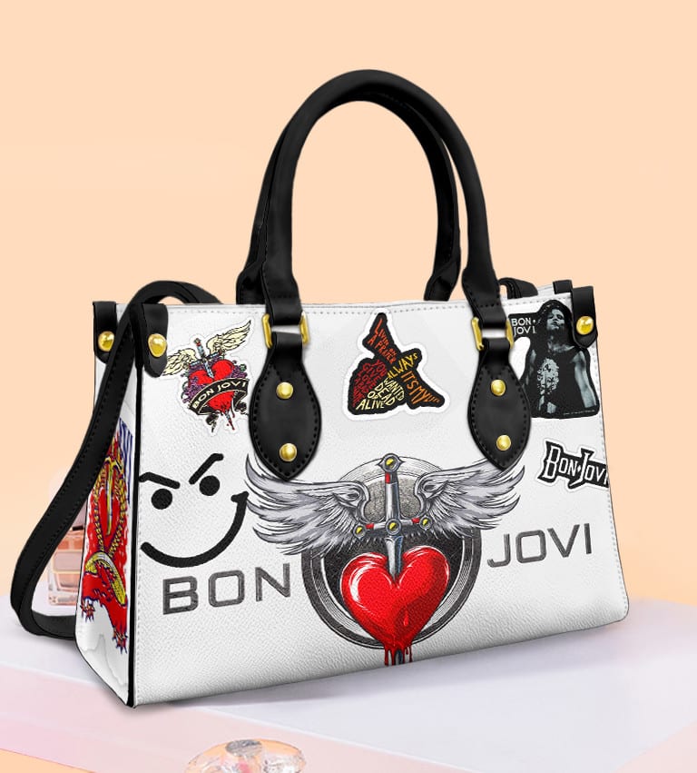 Bon Jovi I0 Leather Handbag 1 Bon Jovi I0 Leather Handbag