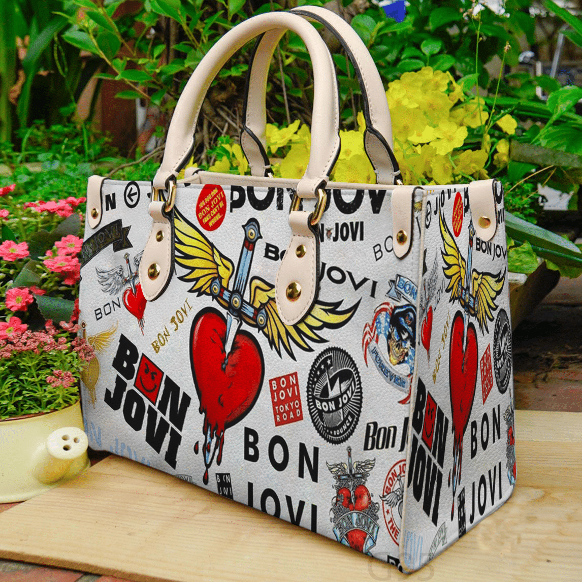 Bon Jovi Leather Handbag 1 Bon Jovi Leather Handbag