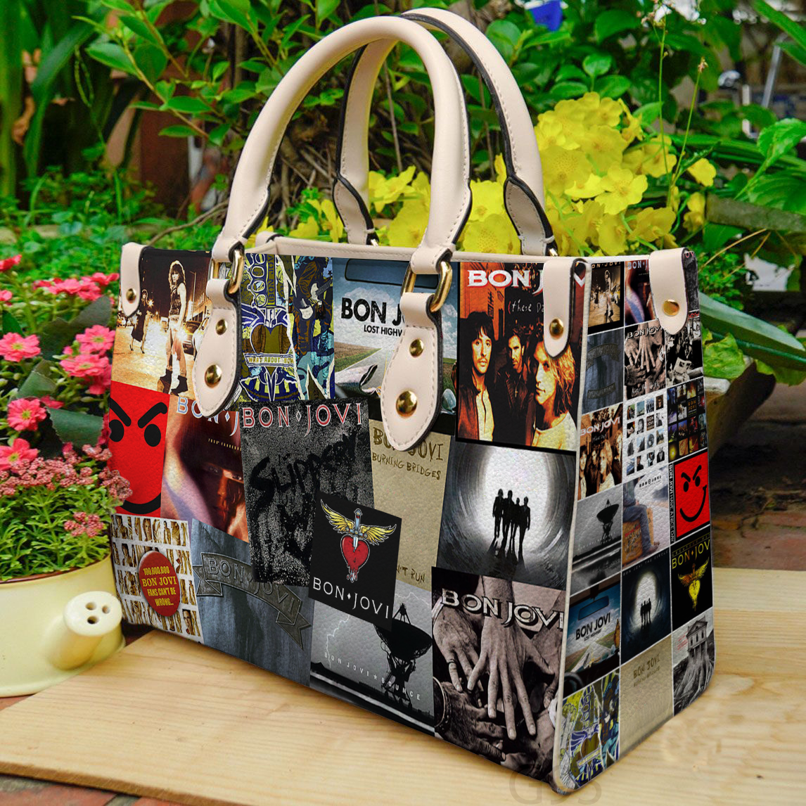 Bon Jovi Leather Handbag 1 Bon Jovi Leather Handbag