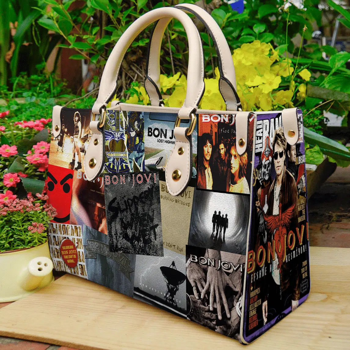 Bon Jovi Leather Handbag 1 Bon Jovi Leather Handbag