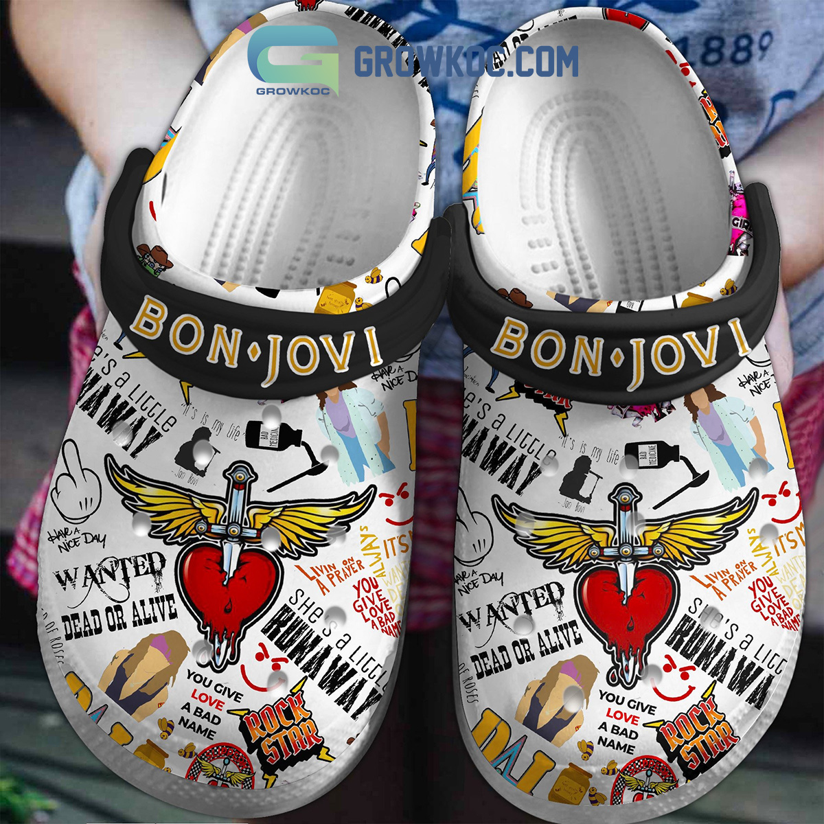Bon Jovi Soft Clogs 1 Bon Jovi Soft Clogs