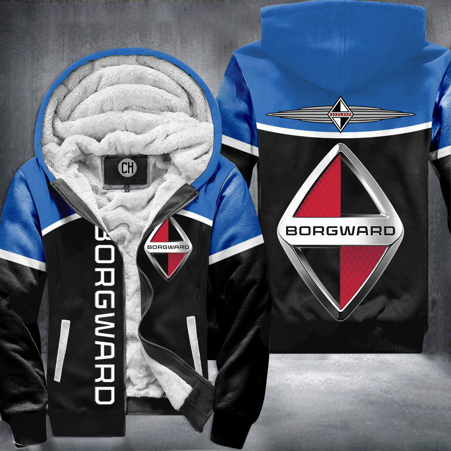 Borgward Blue Fleece Jacket 1 Borgward Blue Fleece Jacket