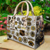 Boston Bruins Leather Handbag