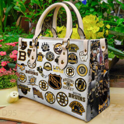 Boston Bruins Leather Handbag
