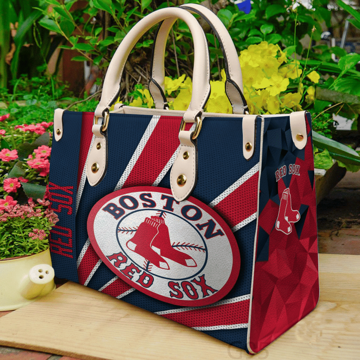 Boston Red Sox 04 Leather Handbag 1 Boston Red Sox 04 Leather Handbag