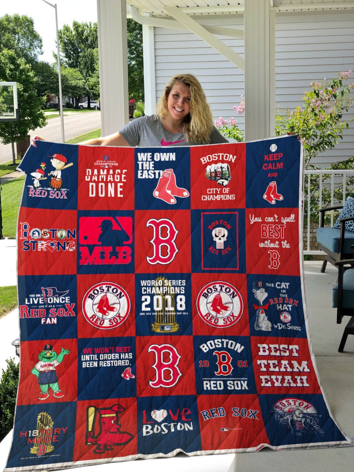 Boston Red Sox 9 Blanket 1 Boston Red Sox 9 Blanket