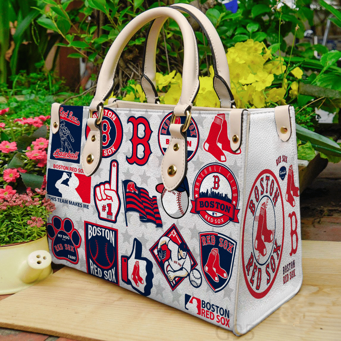 Boston Red Sox Leather Handbag 1 Boston Red Sox Leather Handbag
