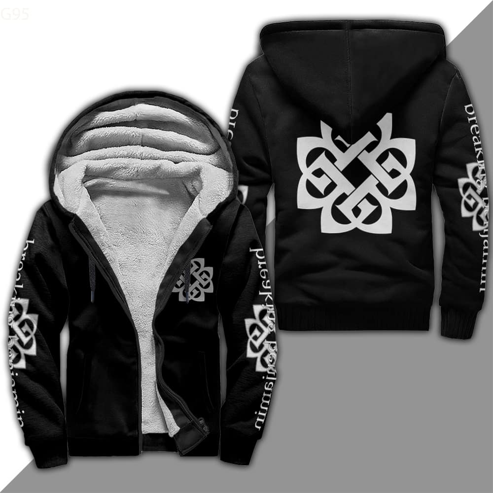 Breaking Benjamin Fleece Jacket 1 Breaking Benjamin Fleece Jacket