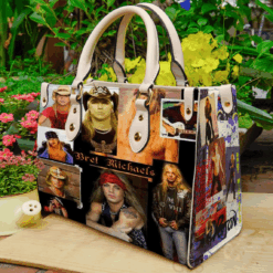 Bret Michaels Leather Handbag