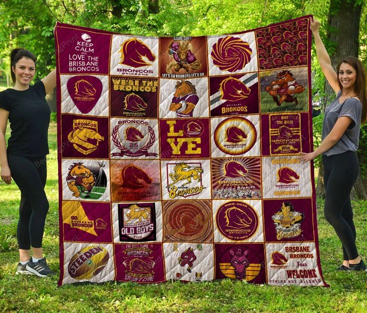 Brisbane Broncos 2 Blanket 1 Brisbane Broncos 2 Blanket
