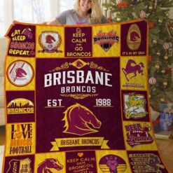 Brisbane Broncos 3 Blanket