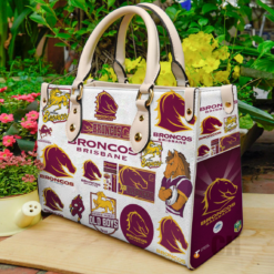 Brisbane Broncos Leather Handbag