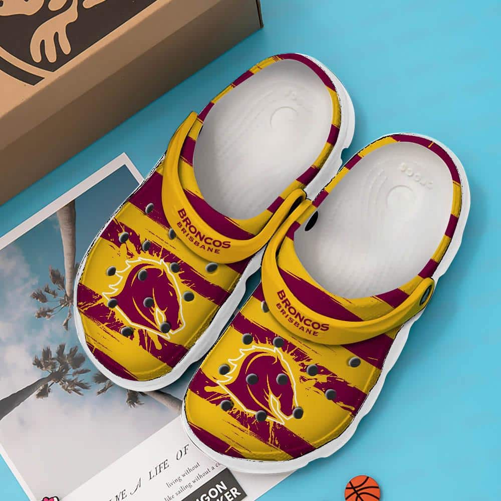 Brisbane Broncos Soft Clogs 1 Brisbane Broncos Soft Clogs