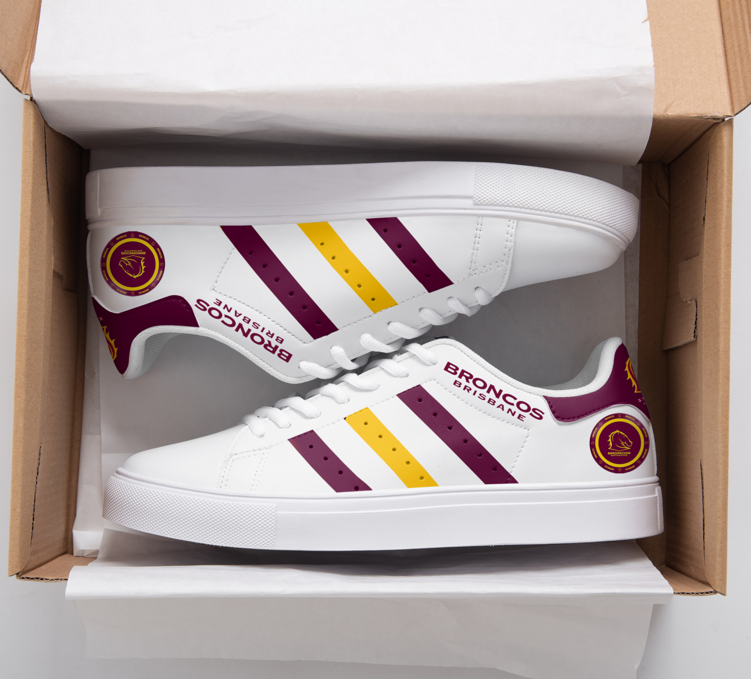 Brisbane Broncos Stan Smith Shoes 1 Brisbane Broncos Stan Smith Shoes