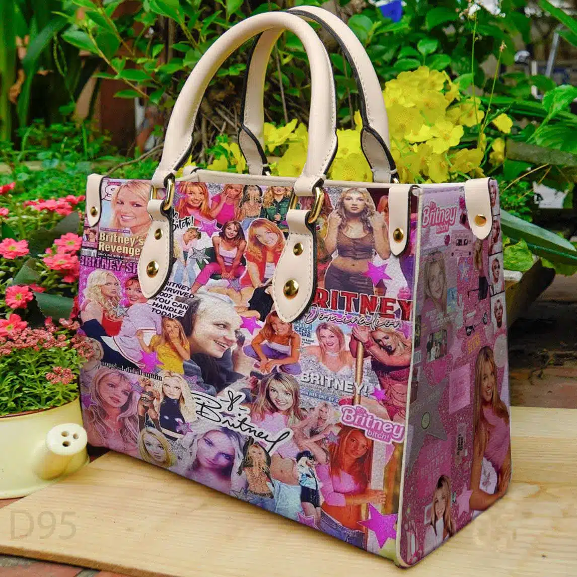 Britney Spears Leather Handbag 1 Britney Spears Leather Handbag