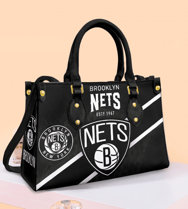 Brooklyn Nets Leather Handbag 1 Brooklyn Nets Leather Handbag