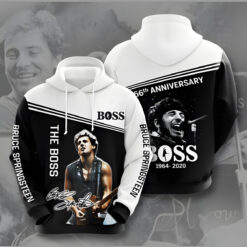 Bruce Springsteen Hoodie Zip Hoodie 3D