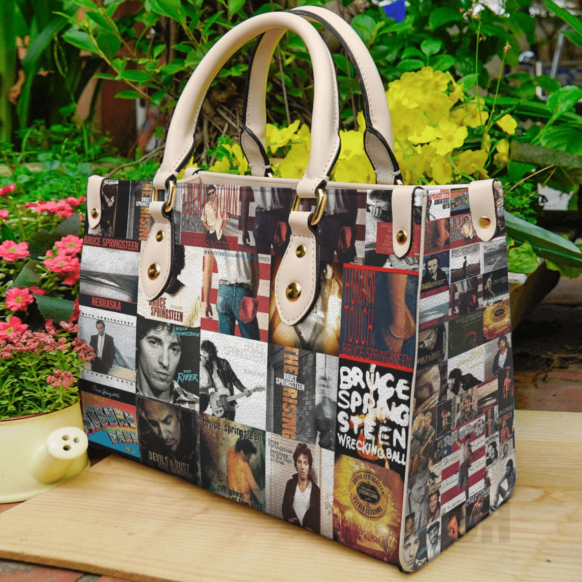 Bruce Springsteen Leather Handbag 1 Bruce Springsteen Leather Handbag