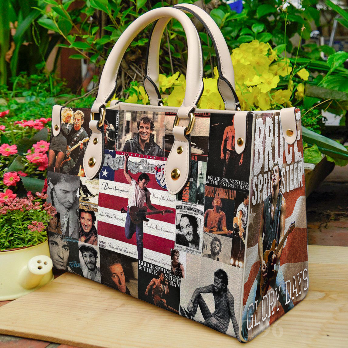 Bruce Springsteen Leather Handbag 1 Bruce Springsteen Leather Handbag